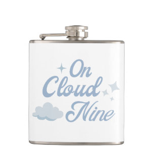 She Is On Cloud 9 Bachelorette Party Favours Hip Flask