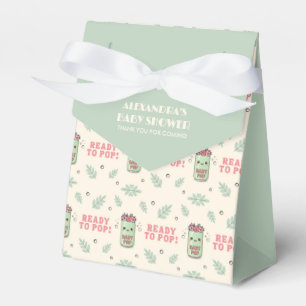 She Is Ready To Pop Baby Shower Boho Kawaii Soda Favor Box
