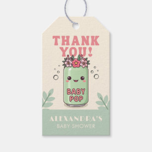 She Is Ready To Pop Baby Shower Thank You Kawaii Gift Tags