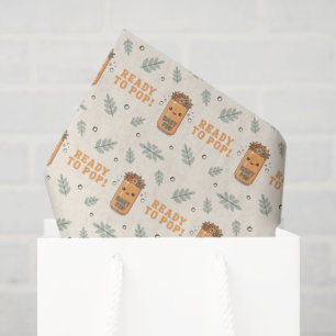 She Is Ready To Pop Orange Boho Kawaii Soda Tissue Paper