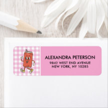 She Is Ready To Pop Retro Pink Gingham Soda Return