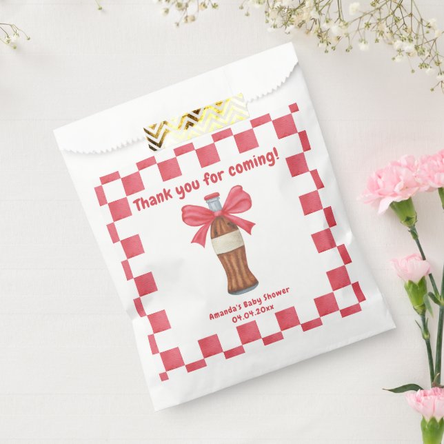 She is Ready to Pop Soda Bottle Baby Shower Favour Bag (Sealed)