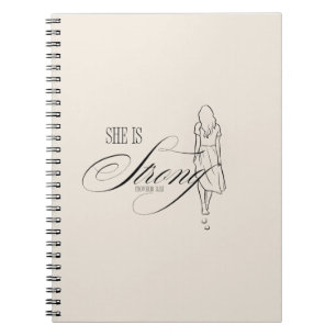 She is Strong Proverbs 31:25 Notebook