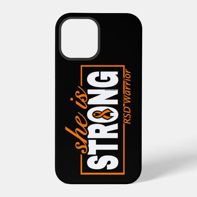 SHE IS STRONG...RSD iPhone CASE (Back)