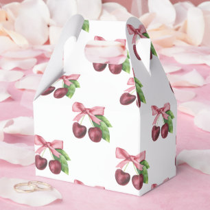 She is the cherry on top baby shower favor box