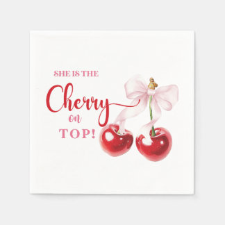 She is the Cherry on Top Napkins