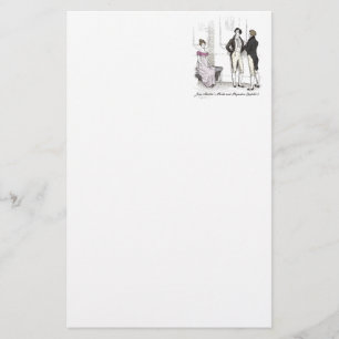 She is tolerable ... Jane Austen P&P CH3 Stationery