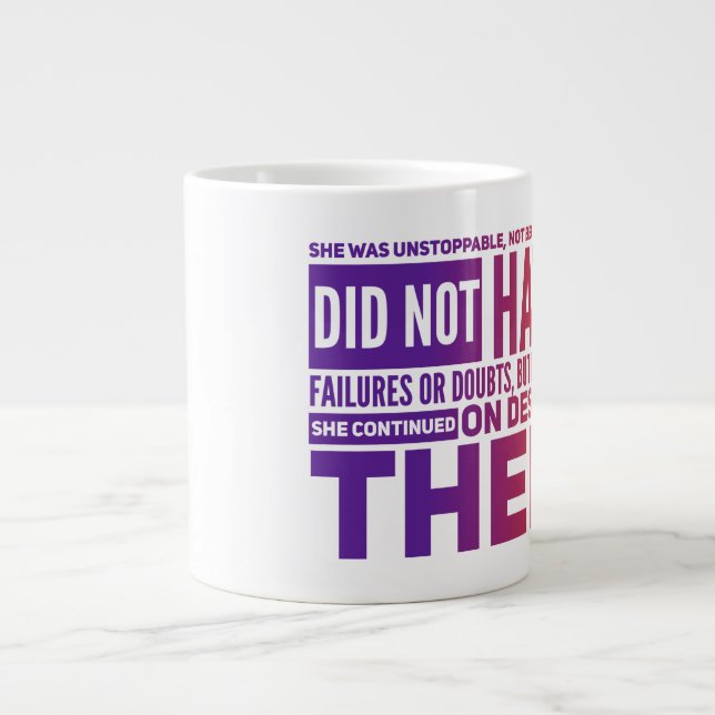 She Jumbo Mug (Front)