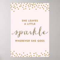 She Leaves a Little Sparkle - Premiumd Canvas