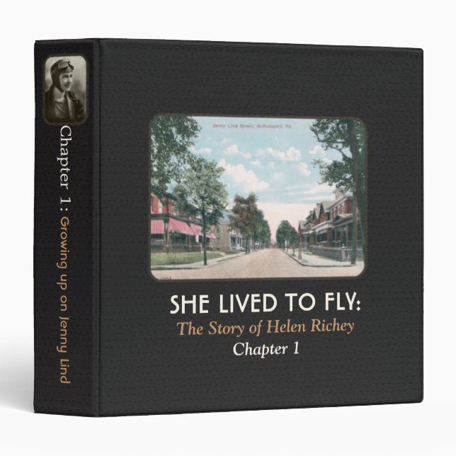She Lived To Fly:Chapter 1 Binder (Front/Spine)