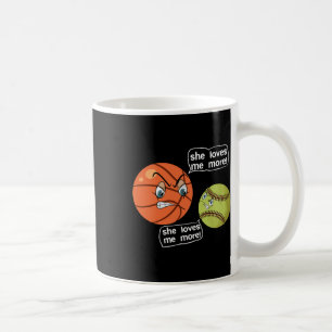 She Love Me More Softll Sketll Coffee Mug