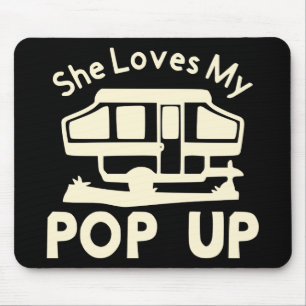 She Loves My Pop-Up  #USAPatriotGraphics  © Mouse Pad