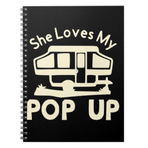 She Loves My Pop-Up  #USAPatriotGraphics  © Notebook