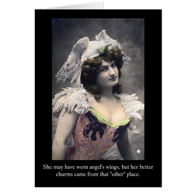 She may have worn angel's wings, but ... (Front)