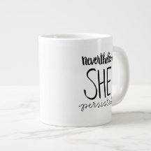 She Persisted Jumbo Mug