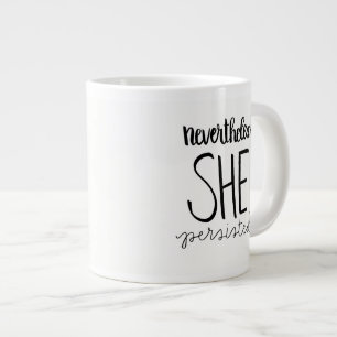 She Persisted Jumbo Mug