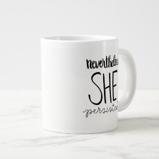 She Persisted Jumbo Mug