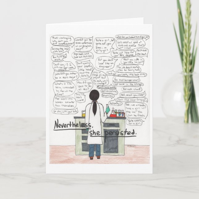 She Persisted (STEM) Card (Front)