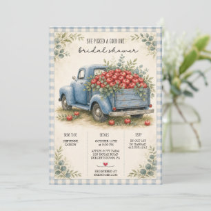 She Picked a Good One All in One Bridal Shower Invitation