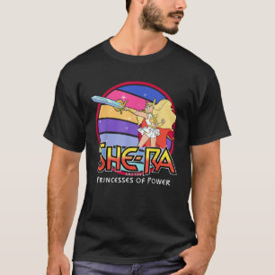She Ra And The Princess of Power Rainbow  T-Shirt