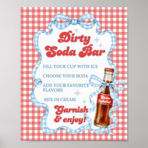 She Ready Pop Soda Bar Baby Shower Poster