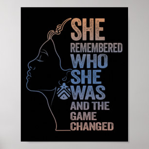 She Remembered Who She Was And The Game Changed 1 Poster