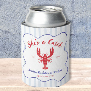 She’s a Catch Lobster Bachelorette Party Can Cooler