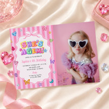 She’s a Gem Colourful Gemstone Girl Birthday Photo