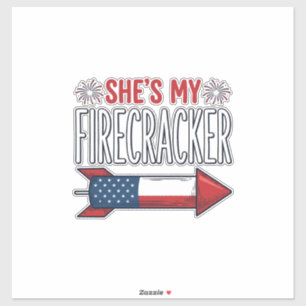 She’s My Firecracker Patriotic Couple Design_1