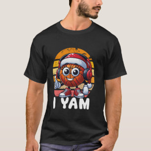 She s My Sweet Basketball I Yam Team Christmas San T-Shirt