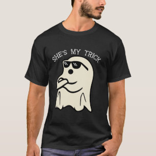 she s my trick he s treat Ghost Boo Matching hallo T-Shirt
