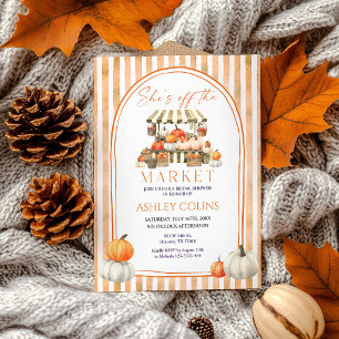 She’s Off The Market Fall Bridal Shower Invitation