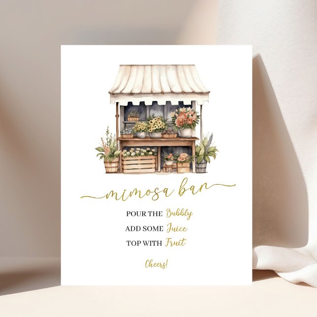 She’s off To The Market Mimosa Poster (Creator Uploaded)