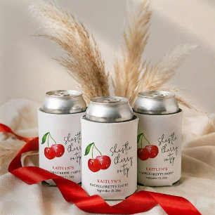 She’s the Cherry on Top Bachelorette Party Favor Can Cooler