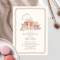She Said Oui French Macaron Bridal Shower Border