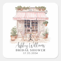 She Said Oui Yes Paris French Cafe Bridal Shower