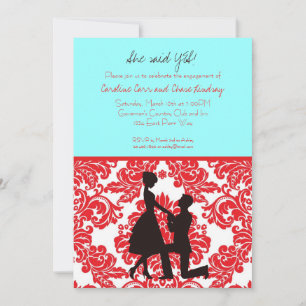 She said YES! Invitation