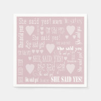 She Said Yes Pink Engagement Party