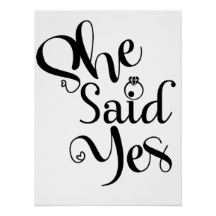 She Said Yes Poster
