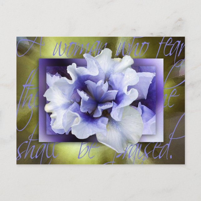 She Shall Be Praised Postcard (Front)