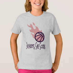 She Shoots, She Scores Hanes TAGLESS® T-Shirt