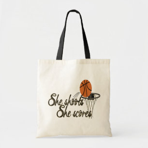She Shoots...She Scores Tote Bag