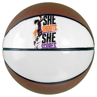 She Shoots She Scores Women's Basketball design