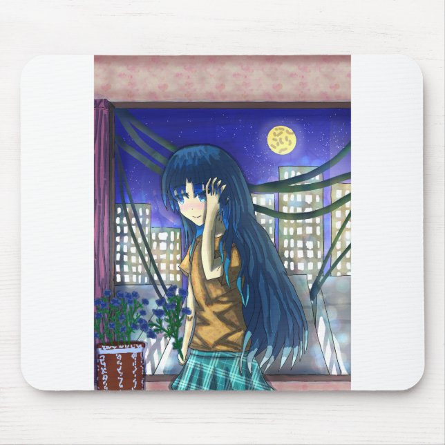 She Stands Alone Mouse Pad (Front)