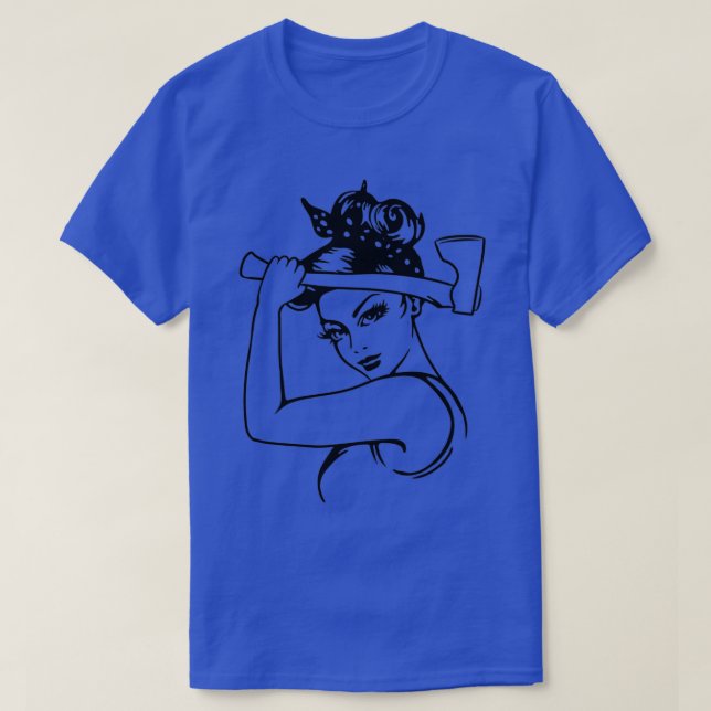 She Throws 1 T-Shirt (Design Front)