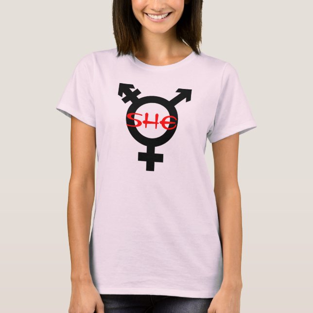 She Transgender T-Shirt (Front)