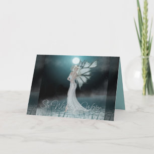 She Walks On Water Thank You Card