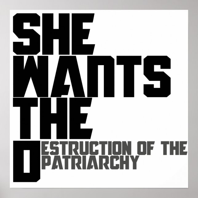 She wants the D Poster (Front)