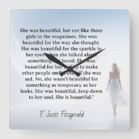 She was beautiful === F.Scott Fitzgerald  quote