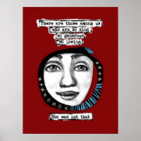 She Was Not That Poster Wall Art